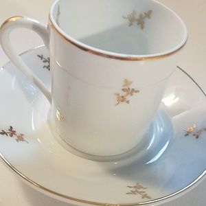 Limoges minature tea cup and saucer.